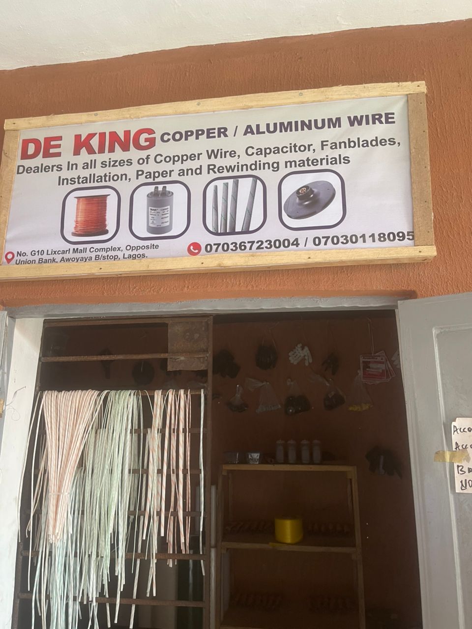 DE KING COPPER / ALUMINUM WIRE