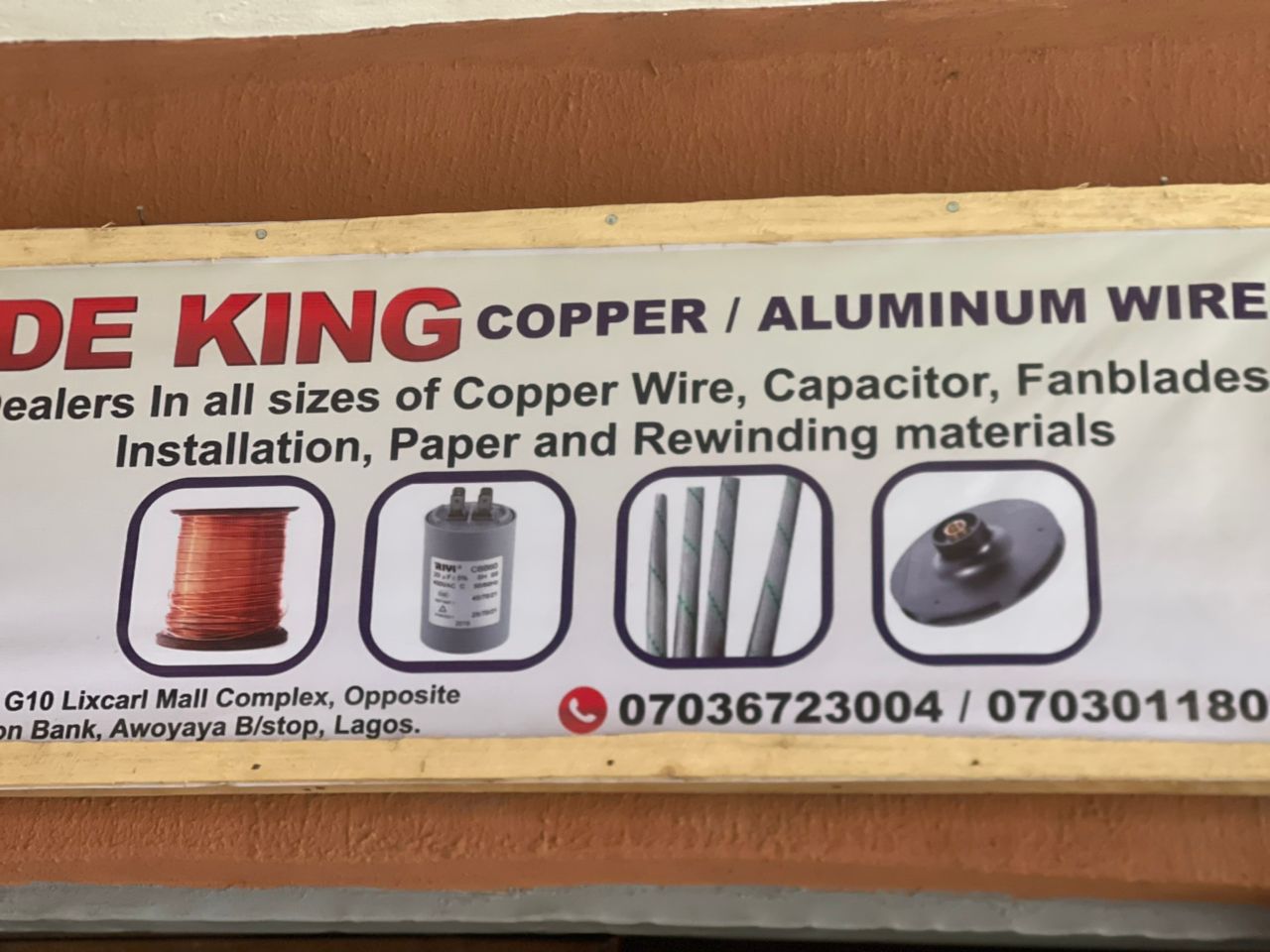 DE KING COPPER / ALUMINUM WIRE
