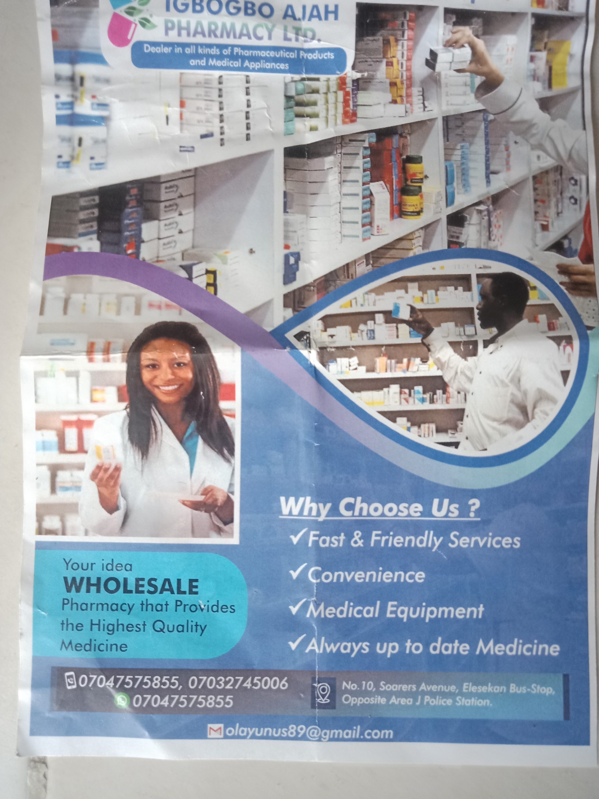 IGBOGBO AJAH PHARMACY